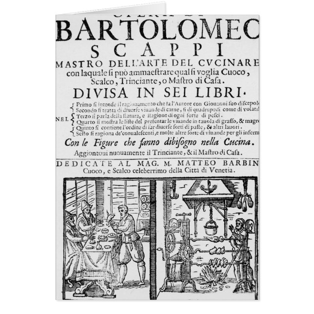 Frontispice pour faire cuire le livre de (Devant)