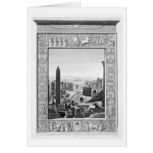 Frontispiece au volume 1 de la "Description de l'E (Devant)