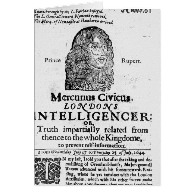 Frontpage de 'Mercurius Civicus (Devant)
