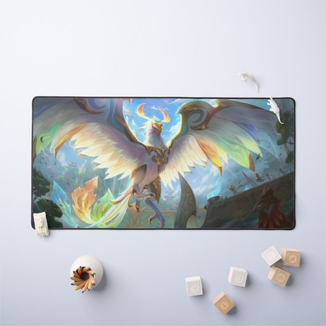 Frost Dragon Jeu Desk Mat Personnalisable Deskmat (Tableau pour enfants)