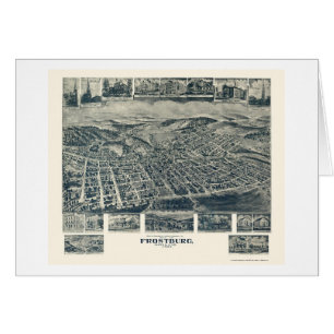 Frostburg, carte panoramique de DM - 1905