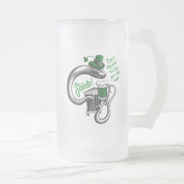 Frosted Glass Beer Mug (Droit)