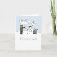 Frosty Cupide - Carte de Noël Humoristique