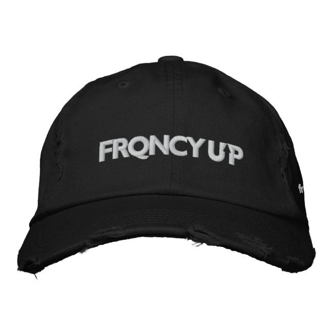 FRQNCY UP Casquette noir (Devant)