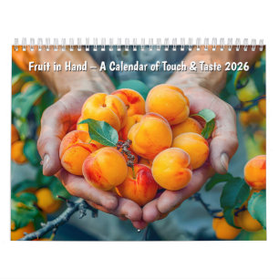 Fruit à la main – Un calendrier de toucher et de g