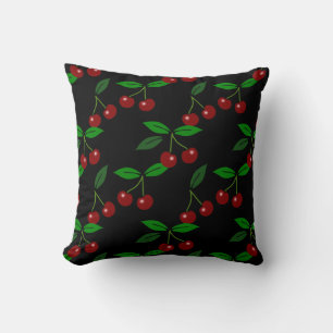 Fruit cerise classique et Coussin feuille 2