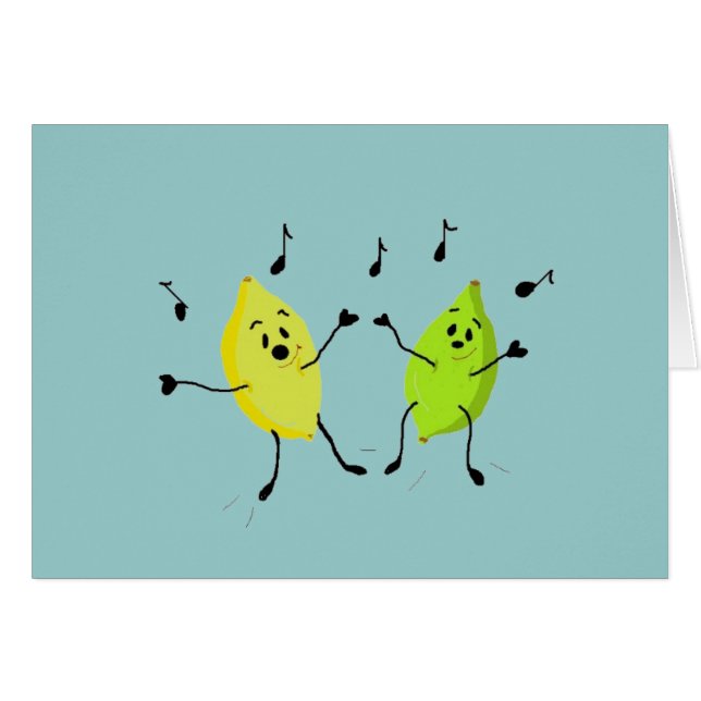 Fruit de danse - Carte blanche (Devant horizontal)