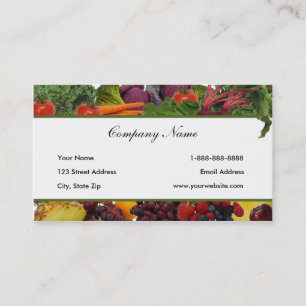 Fruit de frontière - cartes de visite végétaux