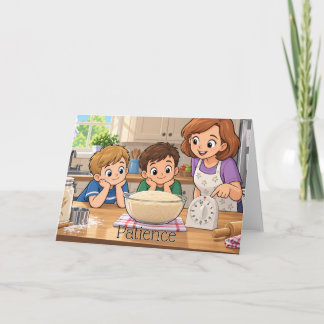 Fruit de l'Esprit : Carte de l'enfant de patience
