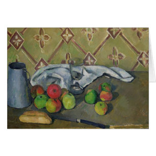 Fruit de Paul Cezanne , serviette et cruche de