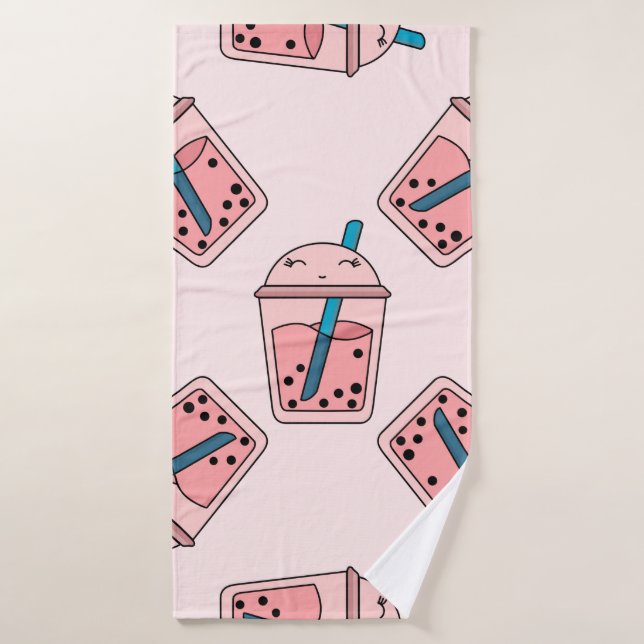 Fruit de thé motif clair sans coutures été dr (Serviette de bain)