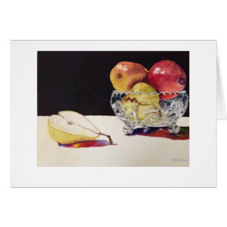 fruit et carte de cristal par Mary Dunham Walters