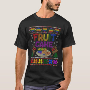 Fruit Gâteau drôle Gay moche de Noël Sweat LGBT