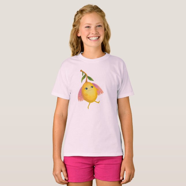 Fruits amusants T-shirt pour enfants (Devant entier)