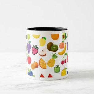 Fruits Colorés sur Tasse Mug – Design Frais & Vibr
