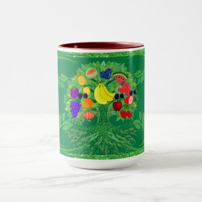 Fruits De L'Esprit Deux Tons Café Mug (Centre)