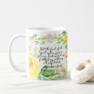 Fruits de l'esprit | Mug de café d'art chrétien