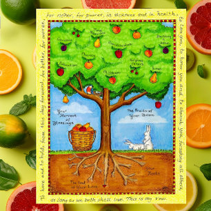 Fruits de votre Union Inspiration carte postale