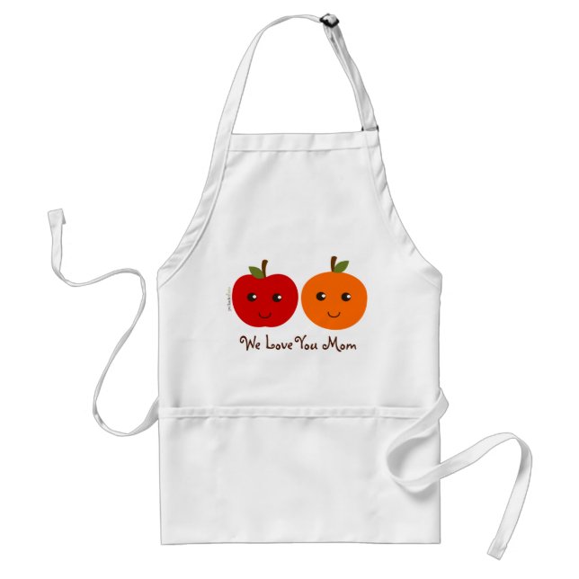 Fruits* nous vous aimons tablier de maman (Devant)