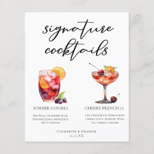 Fruity Mariage Signature Cocktails Menu