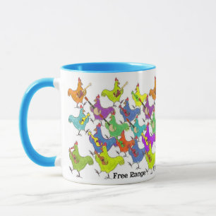 FRUSOP Mug avec la couleur sur la poignée et la b