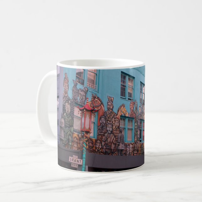 FSF Terracotta Armée Mural & Statues Mug (Devant gauche)