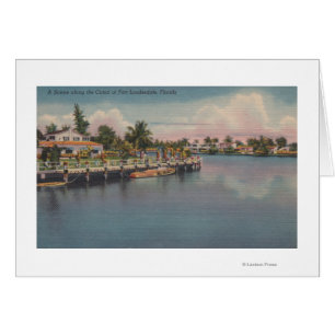 Ft. Lauderdale, Floride - Scène du canal