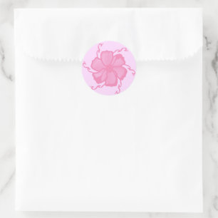 FTF Autocollants Monochromes de couleur Rose Clair