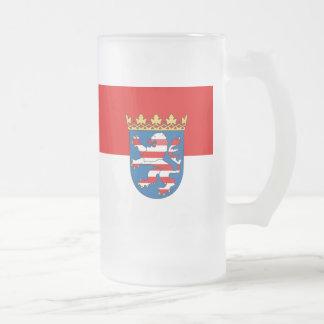 Fůag of Hesse Frosted Glass Beer Mug
