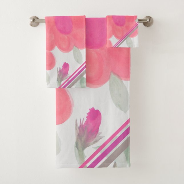 Fuchsia Rose Et Vert (En situation)