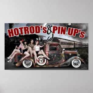 FuelFoto - Hot Rod's & Pin Up's Poster