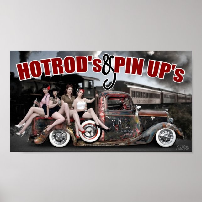 FuelFoto - Hot Rod's & Pin Up's Poster (Devant)