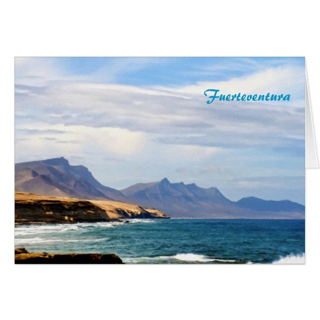 Fuerteventura, effet de peinture (Devant horizontal)