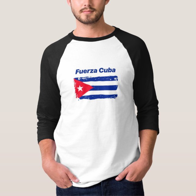 FUERZA CUBA LONG JERSEY T-SHIRT (Devant)