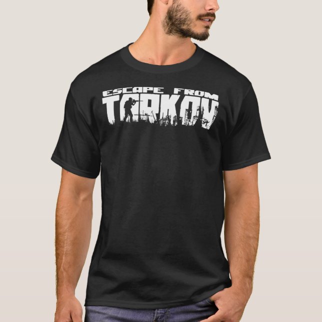 Fuir De Tarkov Logo Classic T-Shirt Classic Logo (Devant)