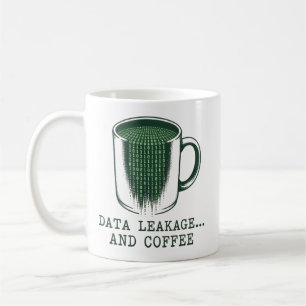Fuite de données et café Mug drôle de cybersécurit