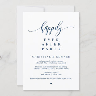 Fuite de mariage, invitation à la fête pour toujou