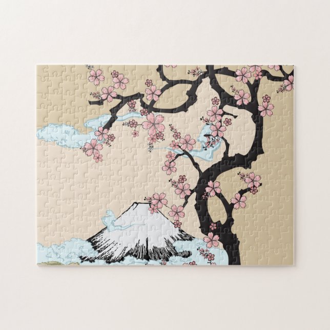 Fuji et Sakura : Puzzle photo (Horizontal)