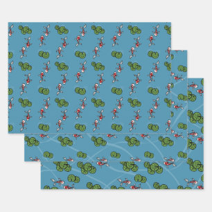 Fuku et Heiwa, l'ensemble de papier d'enveloppemen
