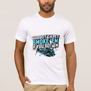 Fume-les si t'en as T-Shirt Graphique Automobile