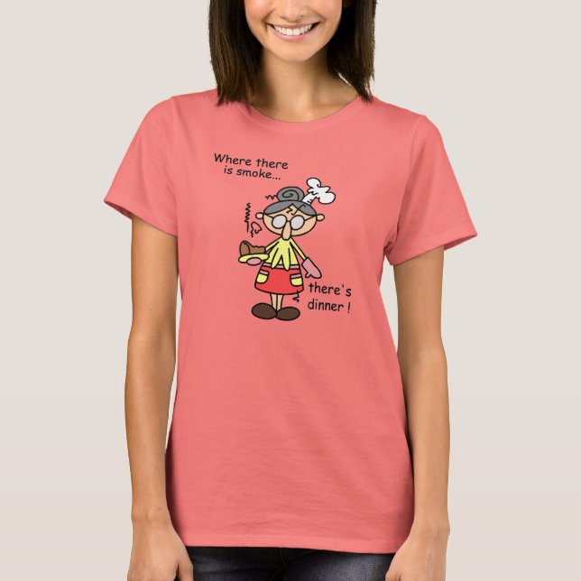 Fumée et T-shirts et cadeaux de dîner (Devant)