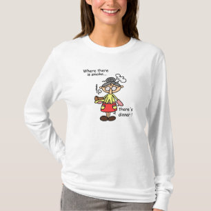Fumée et T-shirts et cadeaux de dîner
