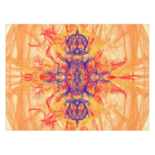 FUMÉE ORANGE - Art Fractal - Nappe