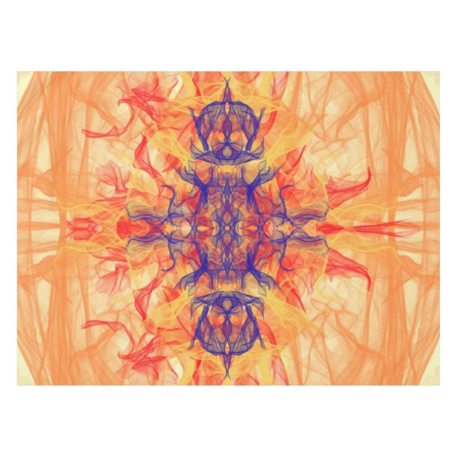 FUMÉE ORANGE - Art Fractal - Nappe (Devant (Horizontal))
