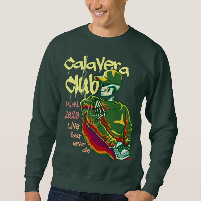 Fumer le Sweatshirt de Calavera (Devant)
