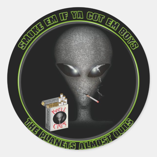 Fumez-moi si vous les avez ! Autocollant (Devant)