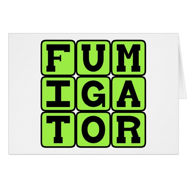 Fumigator, Zapper de bogues (Devant horizontal)