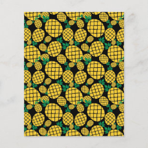 Fun Ananas Jaune Motif de fruits tropicaux