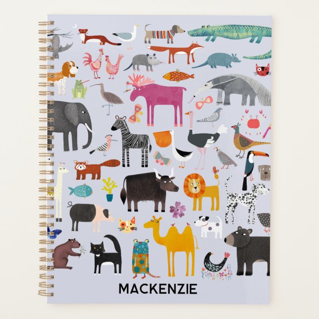 Fun Animal Menagerie Personalized (Devant)