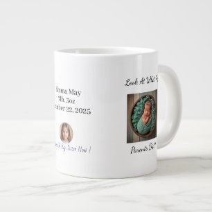 Fun Baby and Sibling photo Mug personnalisé